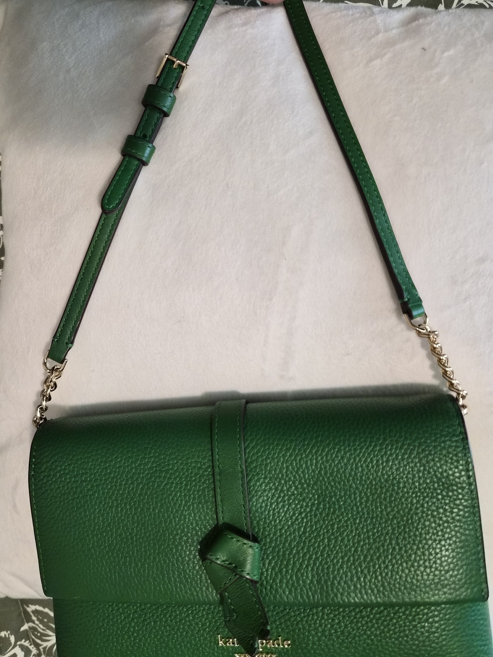 kate spade Emerald Green Leather Crossbody Bag - Picture 5 of 5